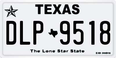 TX license plate DLP9518