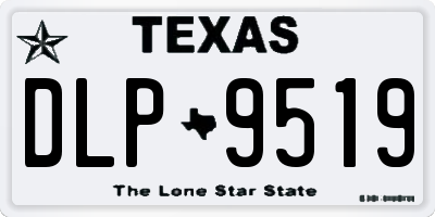 TX license plate DLP9519