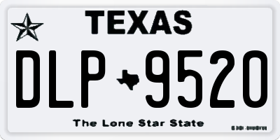 TX license plate DLP9520