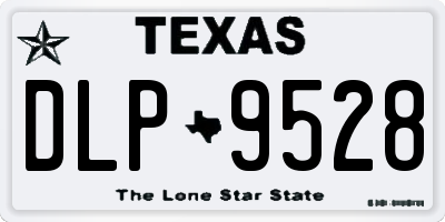 TX license plate DLP9528