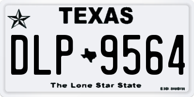 TX license plate DLP9564