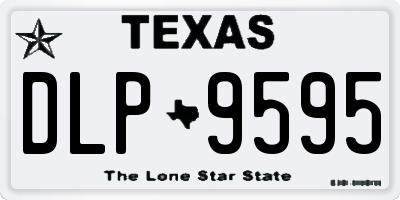 TX license plate DLP9595