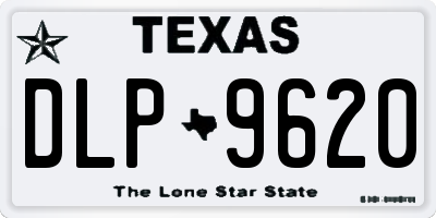 TX license plate DLP9620