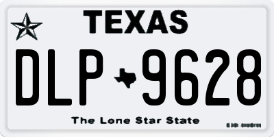 TX license plate DLP9628