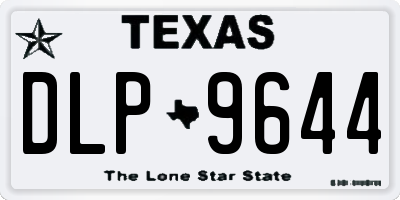 TX license plate DLP9644
