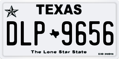 TX license plate DLP9656