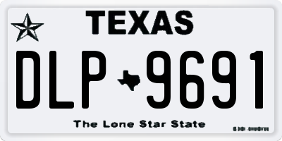 TX license plate DLP9691