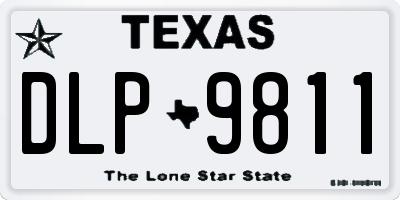 TX license plate DLP9811