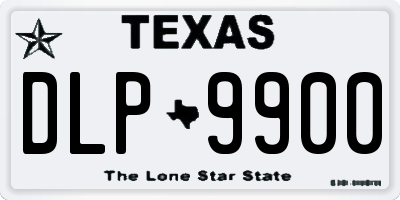 TX license plate DLP9900