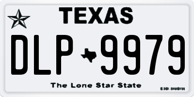 TX license plate DLP9979