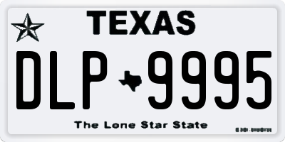 TX license plate DLP9995