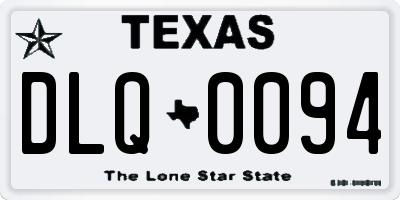 TX license plate DLQ0094