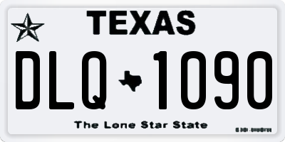 TX license plate DLQ1090