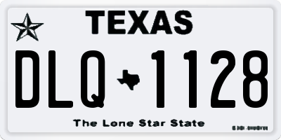 TX license plate DLQ1128