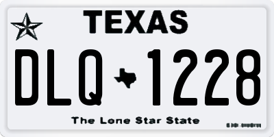 TX license plate DLQ1228