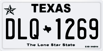 TX license plate DLQ1269