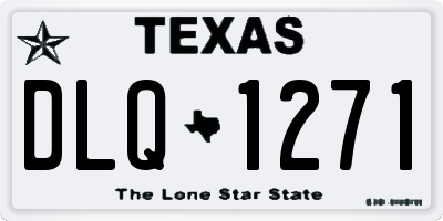 TX license plate DLQ1271
