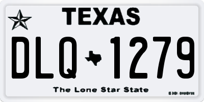 TX license plate DLQ1279