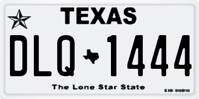 TX license plate DLQ1444