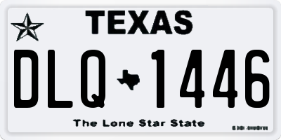 TX license plate DLQ1446