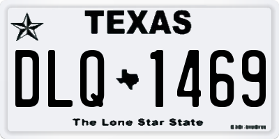 TX license plate DLQ1469