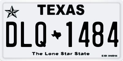 TX license plate DLQ1484
