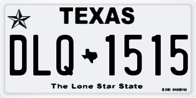 TX license plate DLQ1515