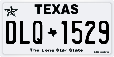 TX license plate DLQ1529