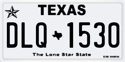 TX license plate DLQ1530