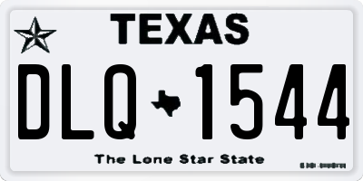 TX license plate DLQ1544