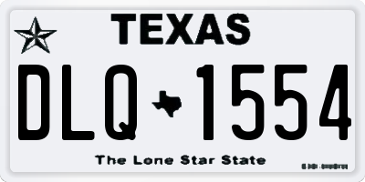 TX license plate DLQ1554