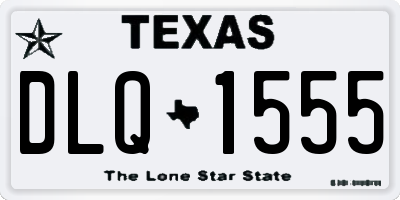 TX license plate DLQ1555