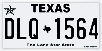 TX license plate DLQ1564
