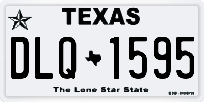 TX license plate DLQ1595