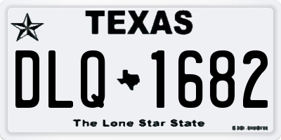 TX license plate DLQ1682