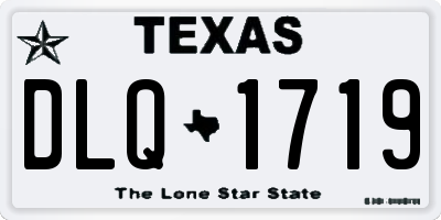 TX license plate DLQ1719