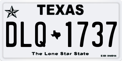 TX license plate DLQ1737