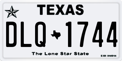 TX license plate DLQ1744