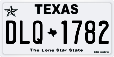 TX license plate DLQ1782