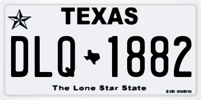 TX license plate DLQ1882