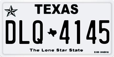 TX license plate DLQ4145