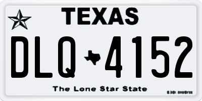 TX license plate DLQ4152