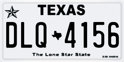 TX license plate DLQ4156
