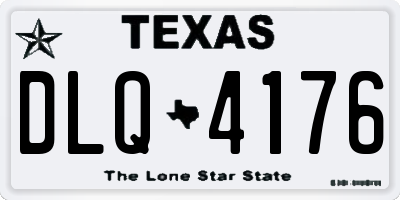 TX license plate DLQ4176
