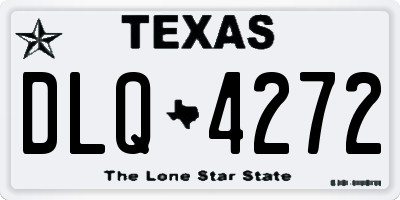 TX license plate DLQ4272