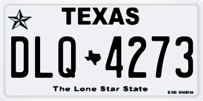 TX license plate DLQ4273