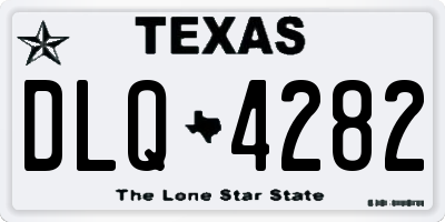 TX license plate DLQ4282