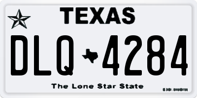 TX license plate DLQ4284
