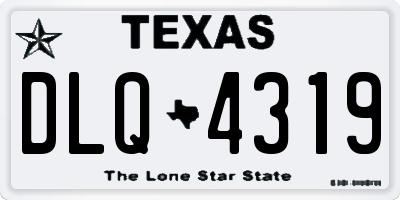 TX license plate DLQ4319