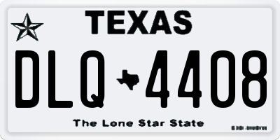 TX license plate DLQ4408